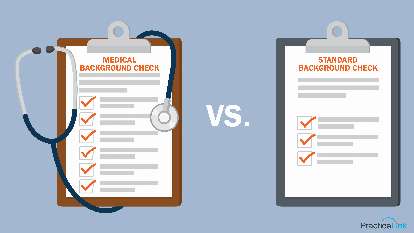 See how a medical background check differs from a standard background check